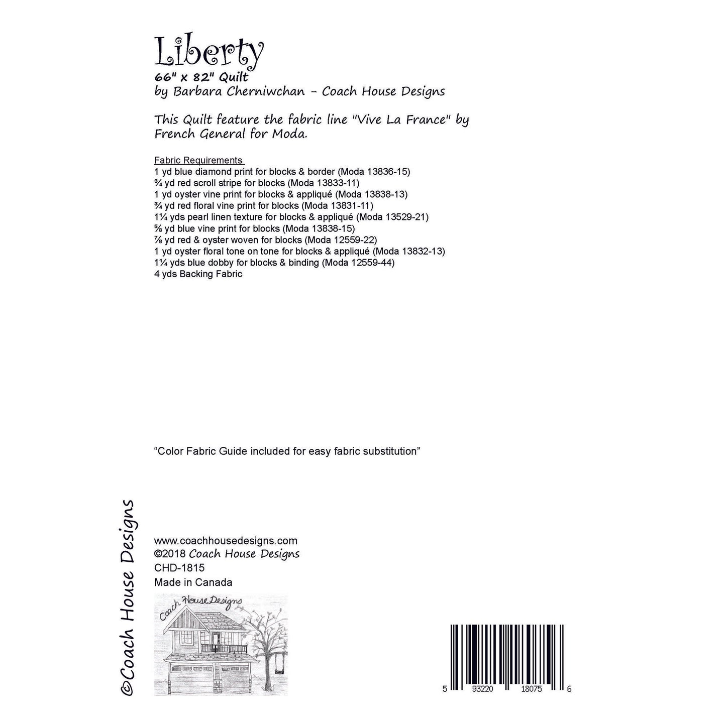 Liberty Quilt Pattern