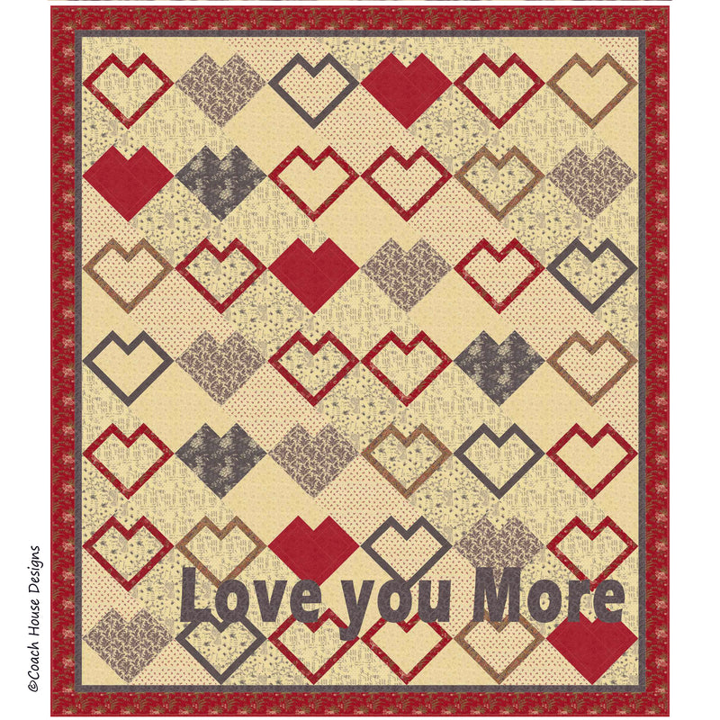 Love You More Downloadable PDF Quilt Pattern