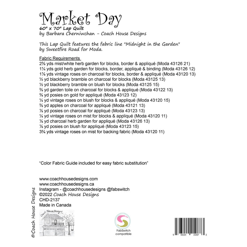Market Day Digital Pattern
