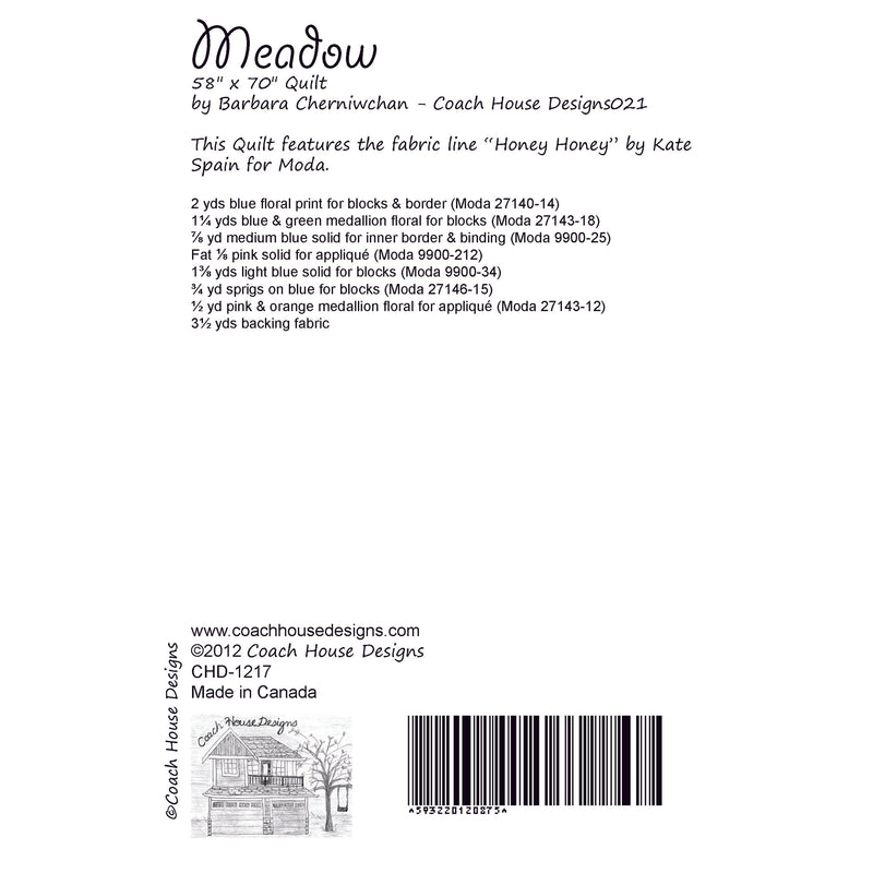 Meadow Downloadable PDF Quilt Pattern