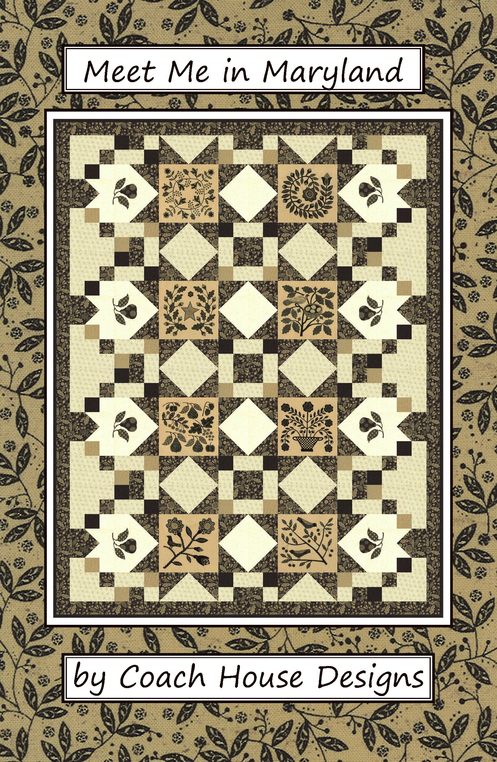 Meet Me in Maryland Downloadable PDF Quilt Pattern – Coach House Designs US