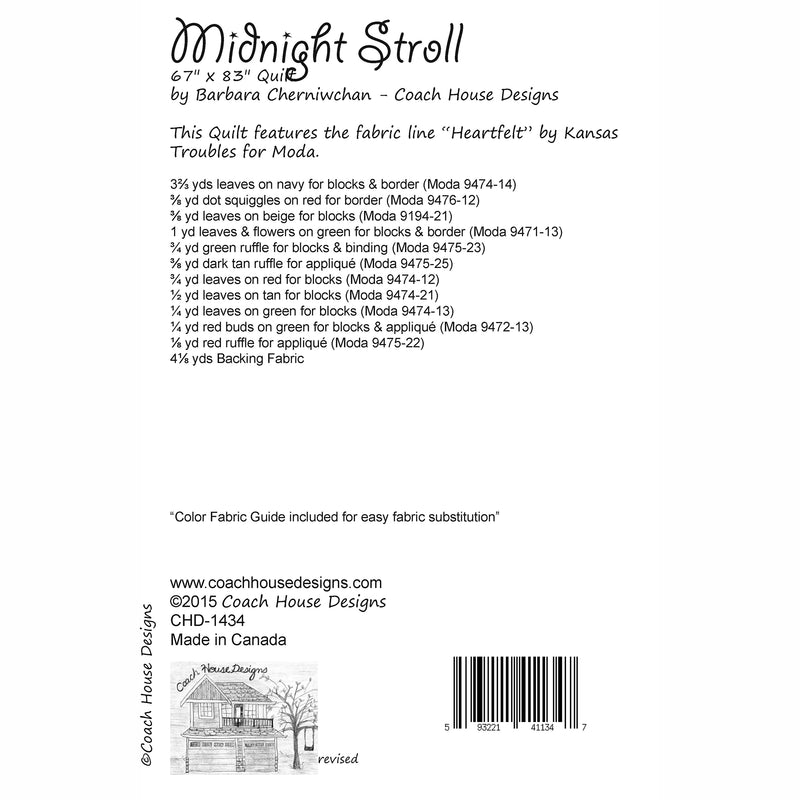 Midnight Stroll Digital Pattern
