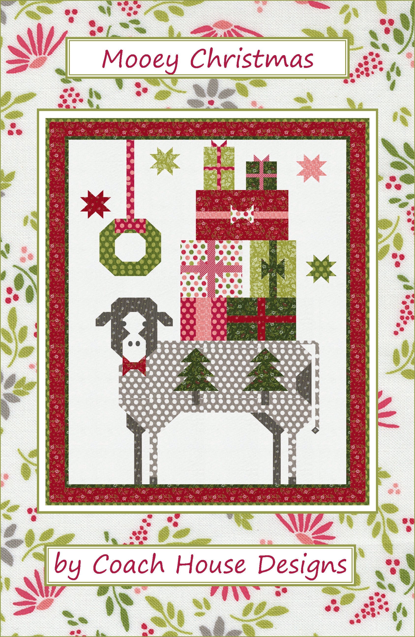 Mooey Christmas Lap Quilt Digital Pattern – Coach House Designs US