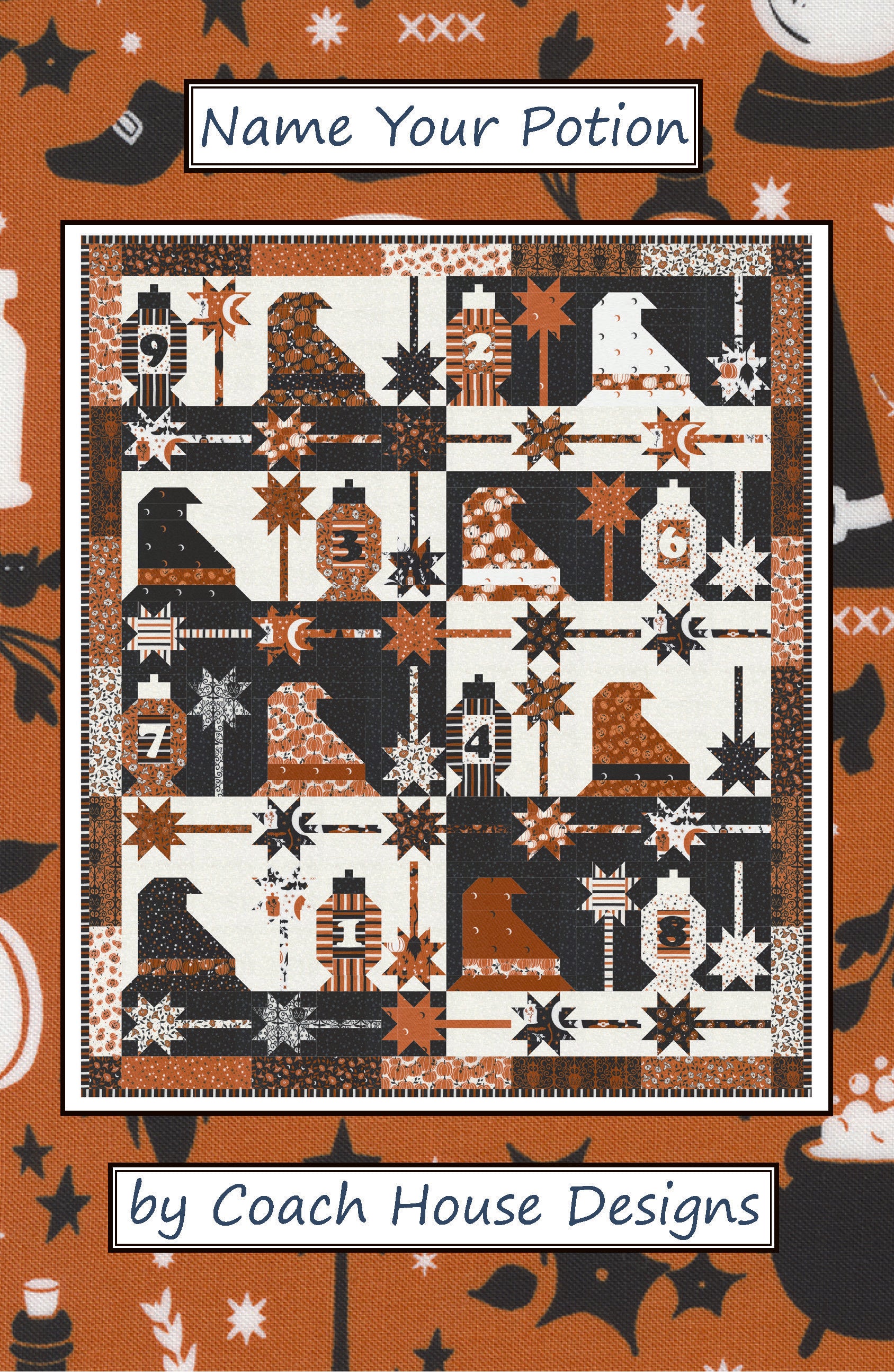 Name Your Potion Downloadable PDF Quilt Pattern – Coach House Designs US