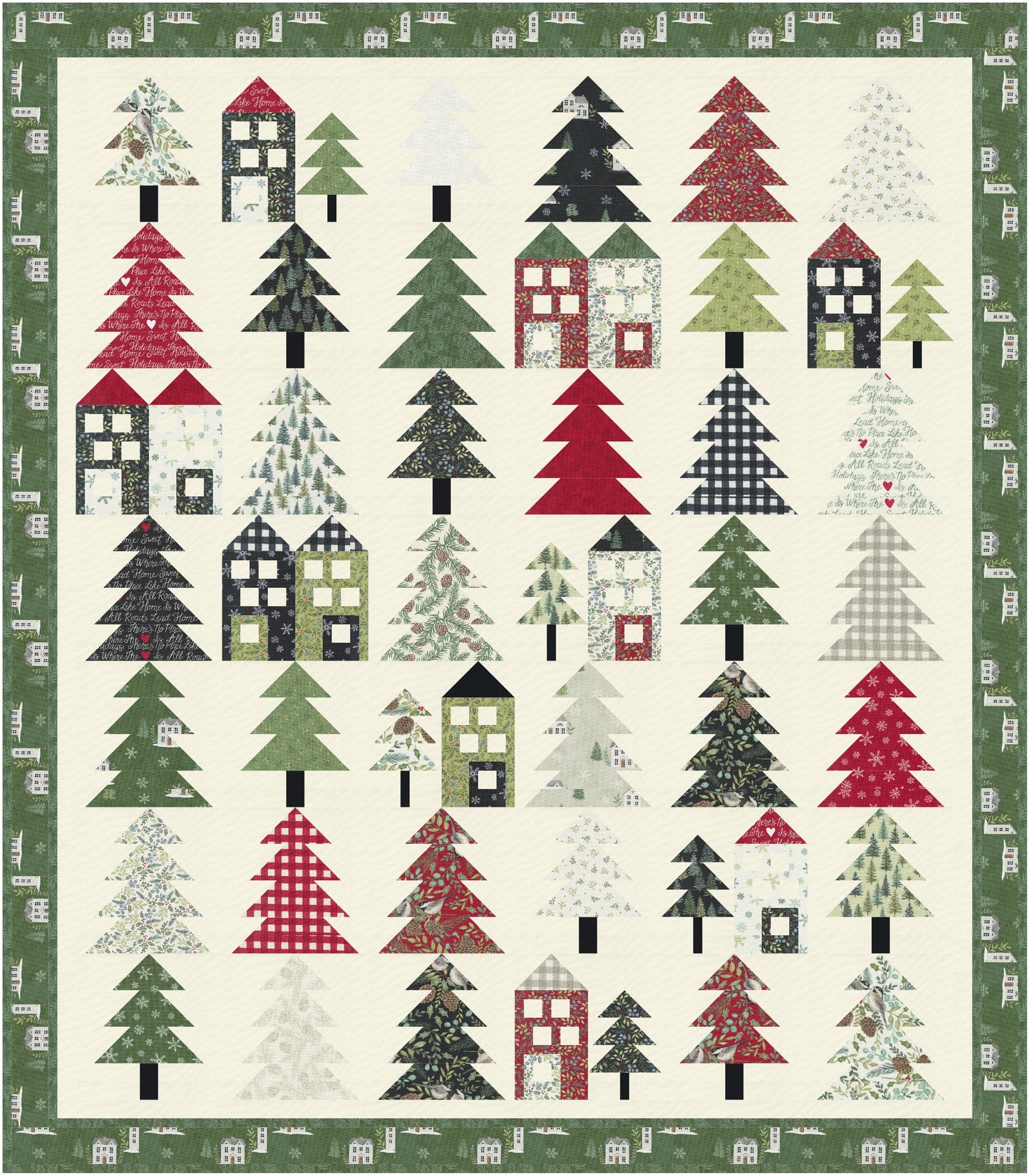 Nestled in the Trees Quilt Pattern