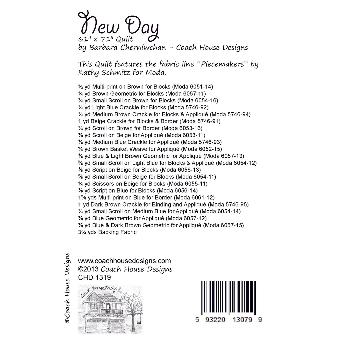 New Day Downloadable PDF Quilt Pattern