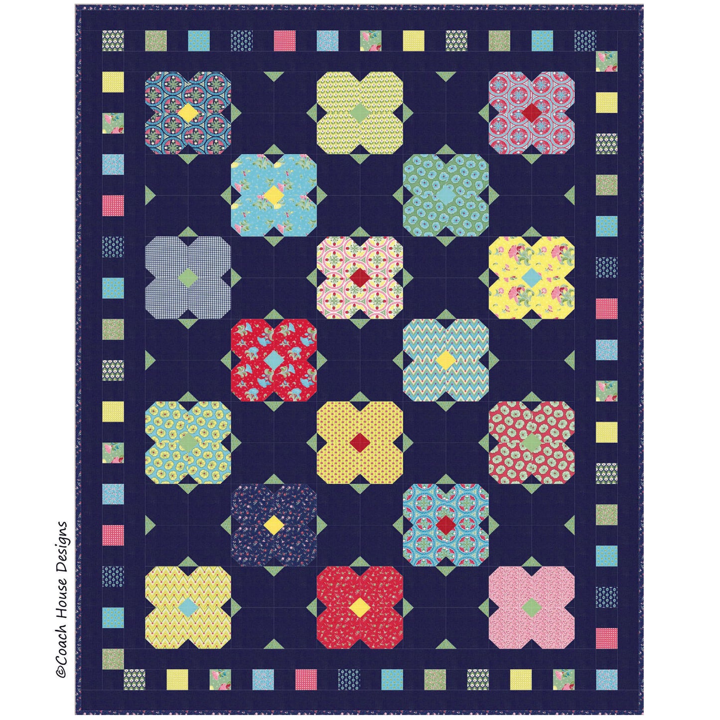 Petals Downloadable PDF Quilt Pattern