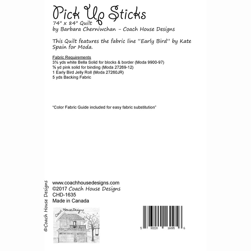 Pick Up Sticks Digital Pattern