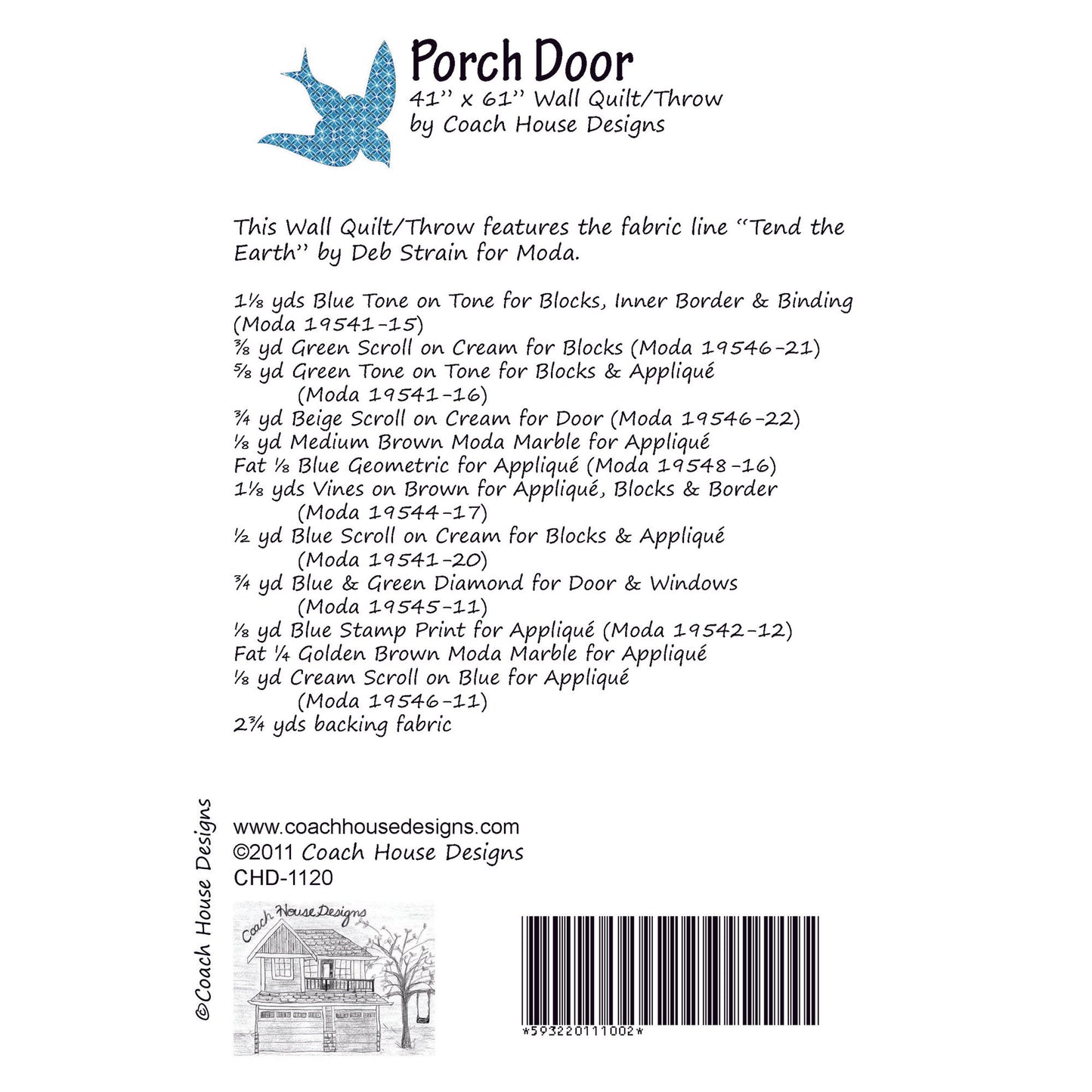 Porch Door Quilt Pattern