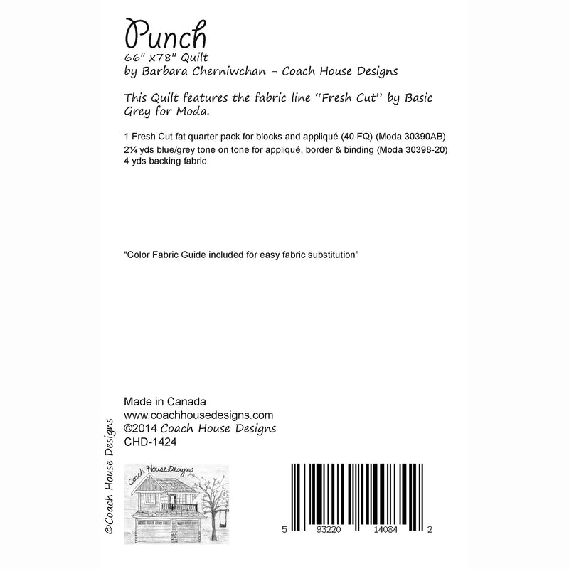 Punch Downloadable PDF Quilt Pattern