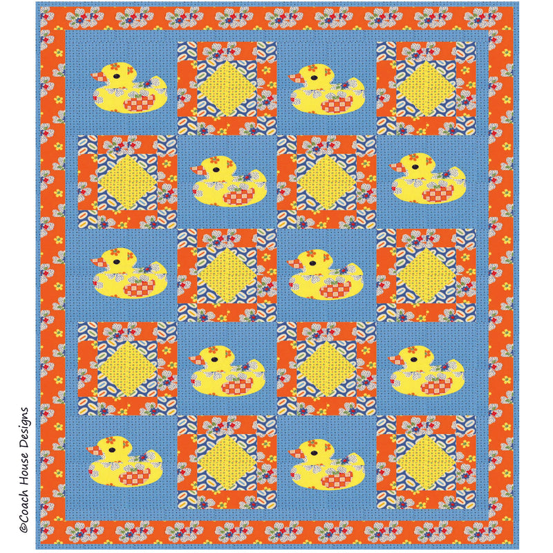 Quack! Downloadable PDF Quilt Pattern