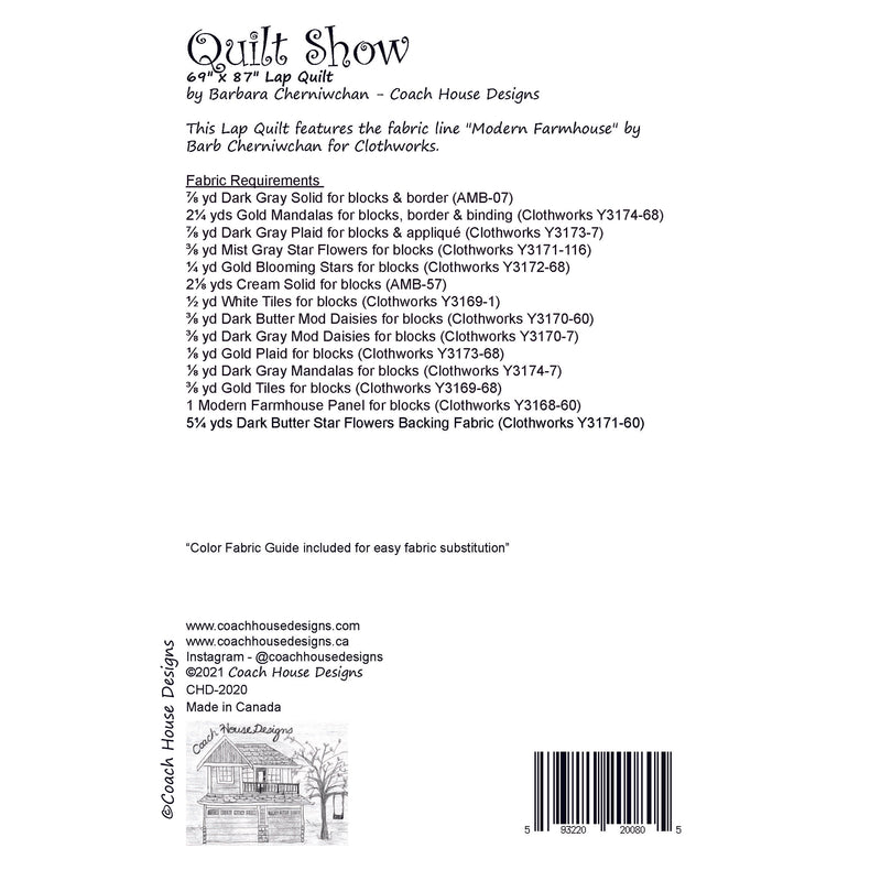 Quilt Show Quilt Pattern