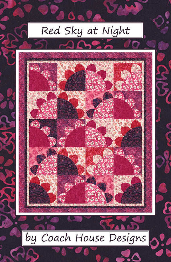 Red Sky at Night Downloadable PDF Quilt Pattern