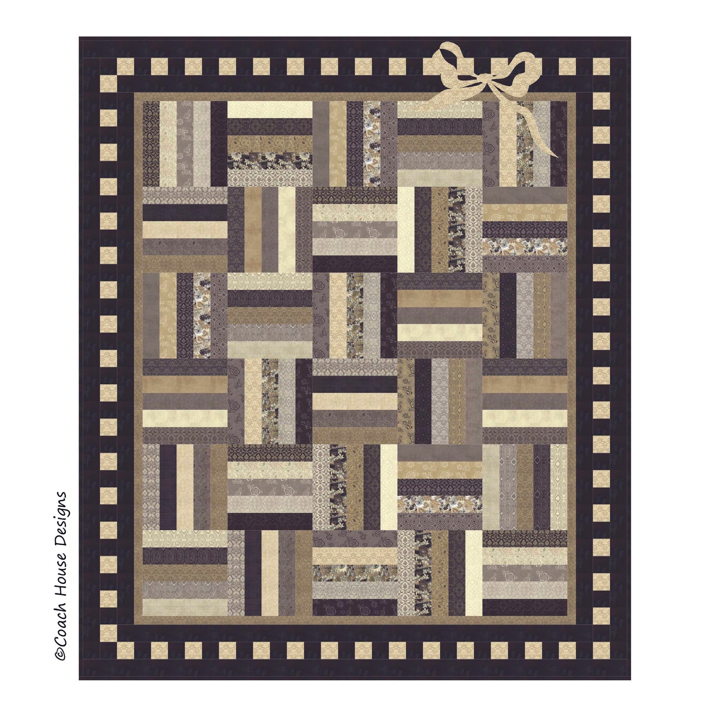 Ribbons Downloadable PDF Quilt Pattern