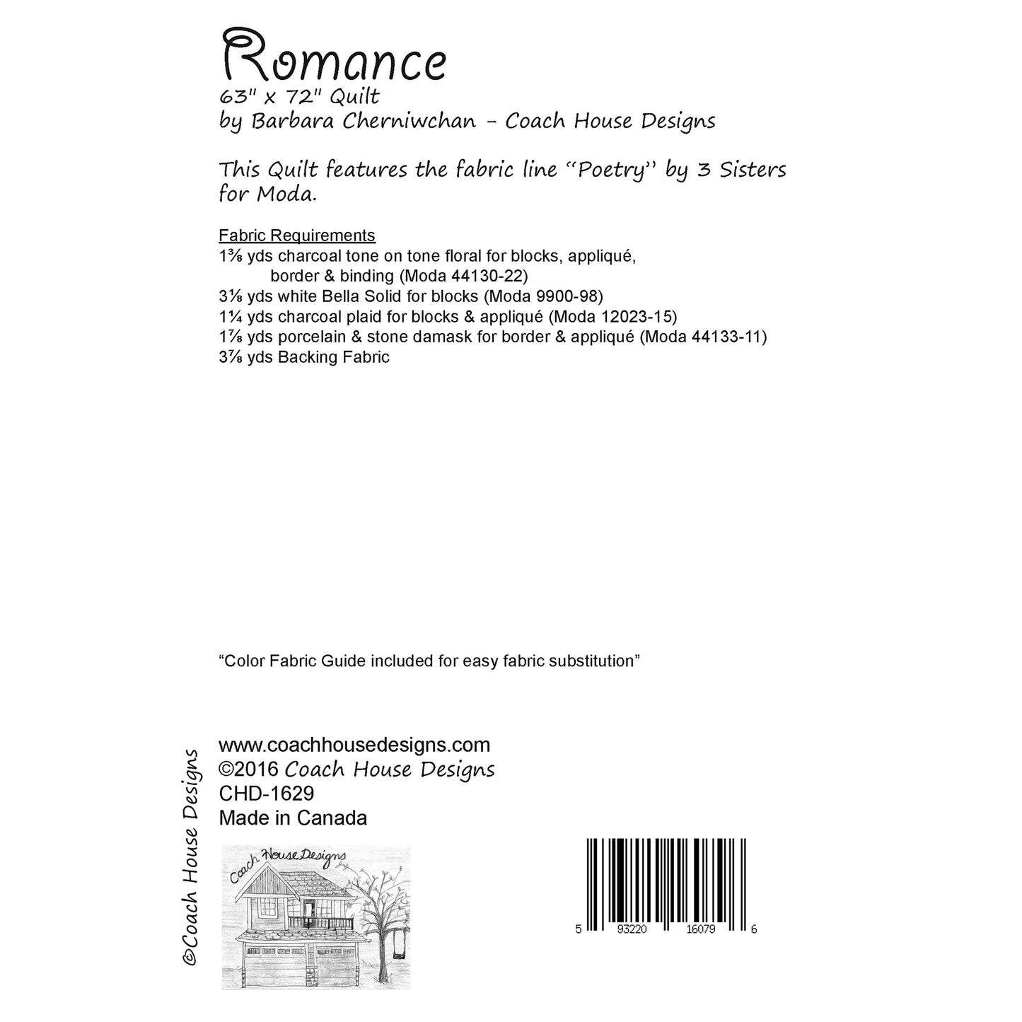 Romance Downloadable PDF Quilt Pattern