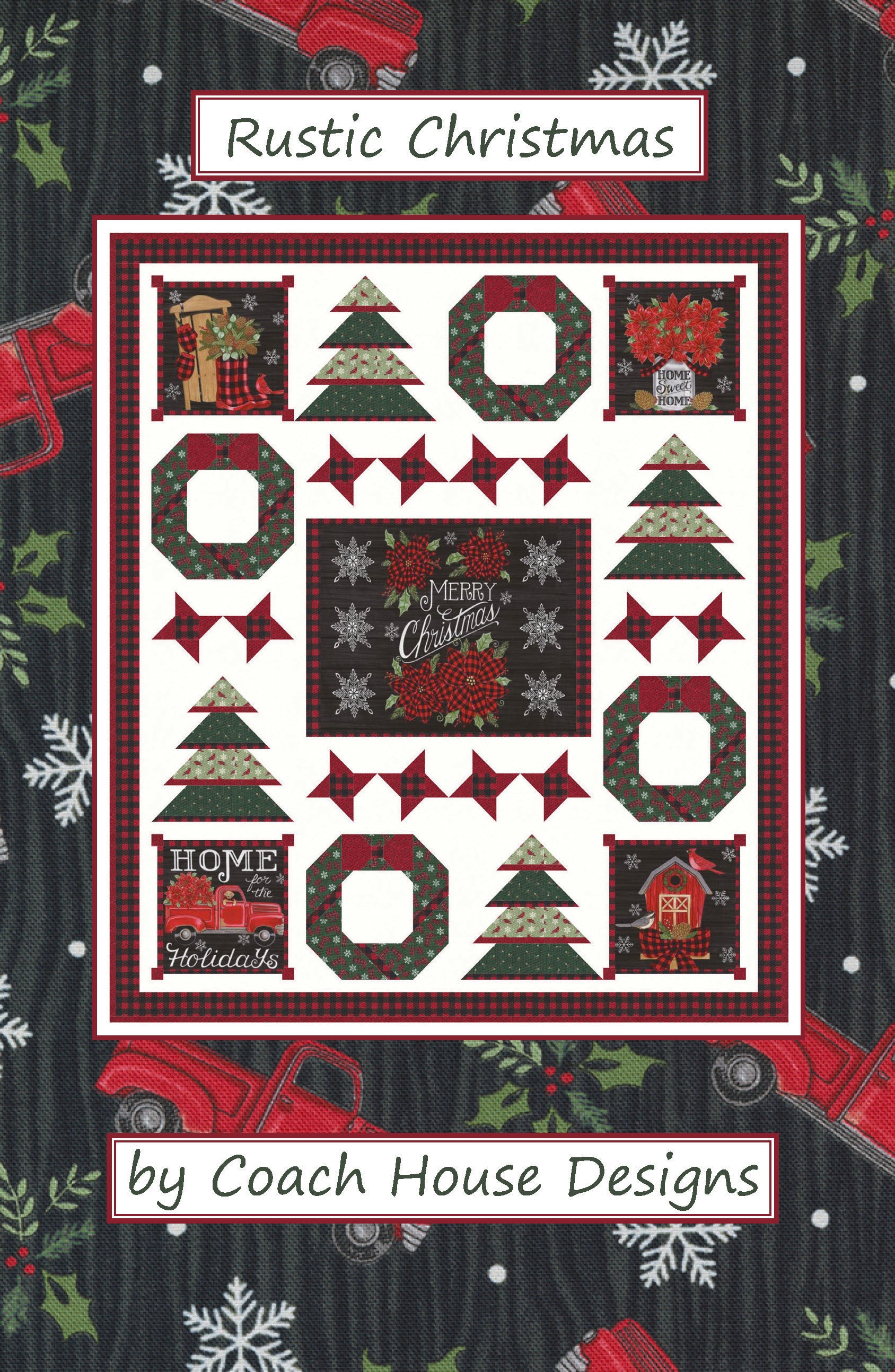 Rustic Christmas Downloadable PDF Quilt Pattern – Coach House Designs US