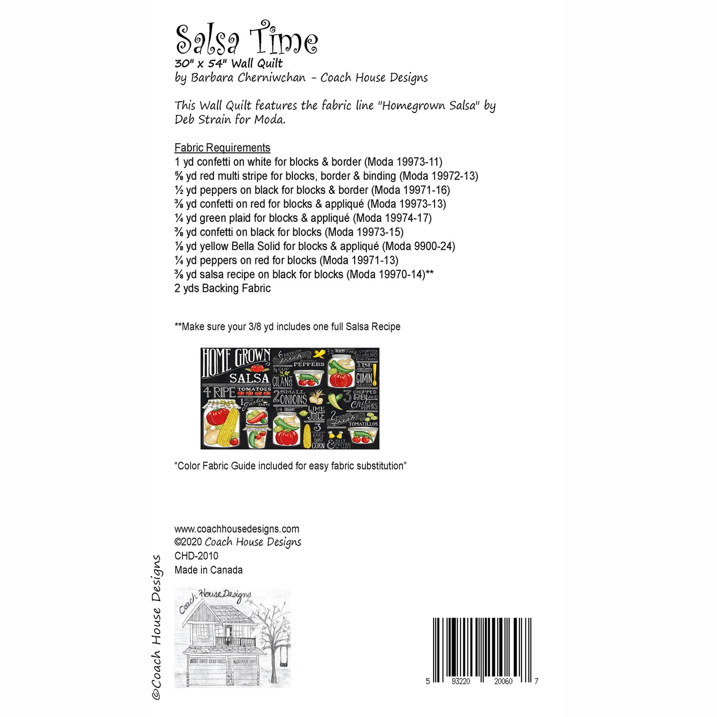 Salsa Time Quilt Pattern
