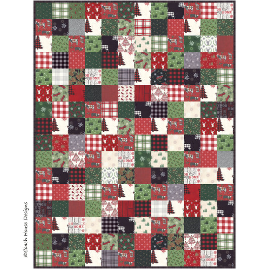 Scrappy Christmas Squares Kit A