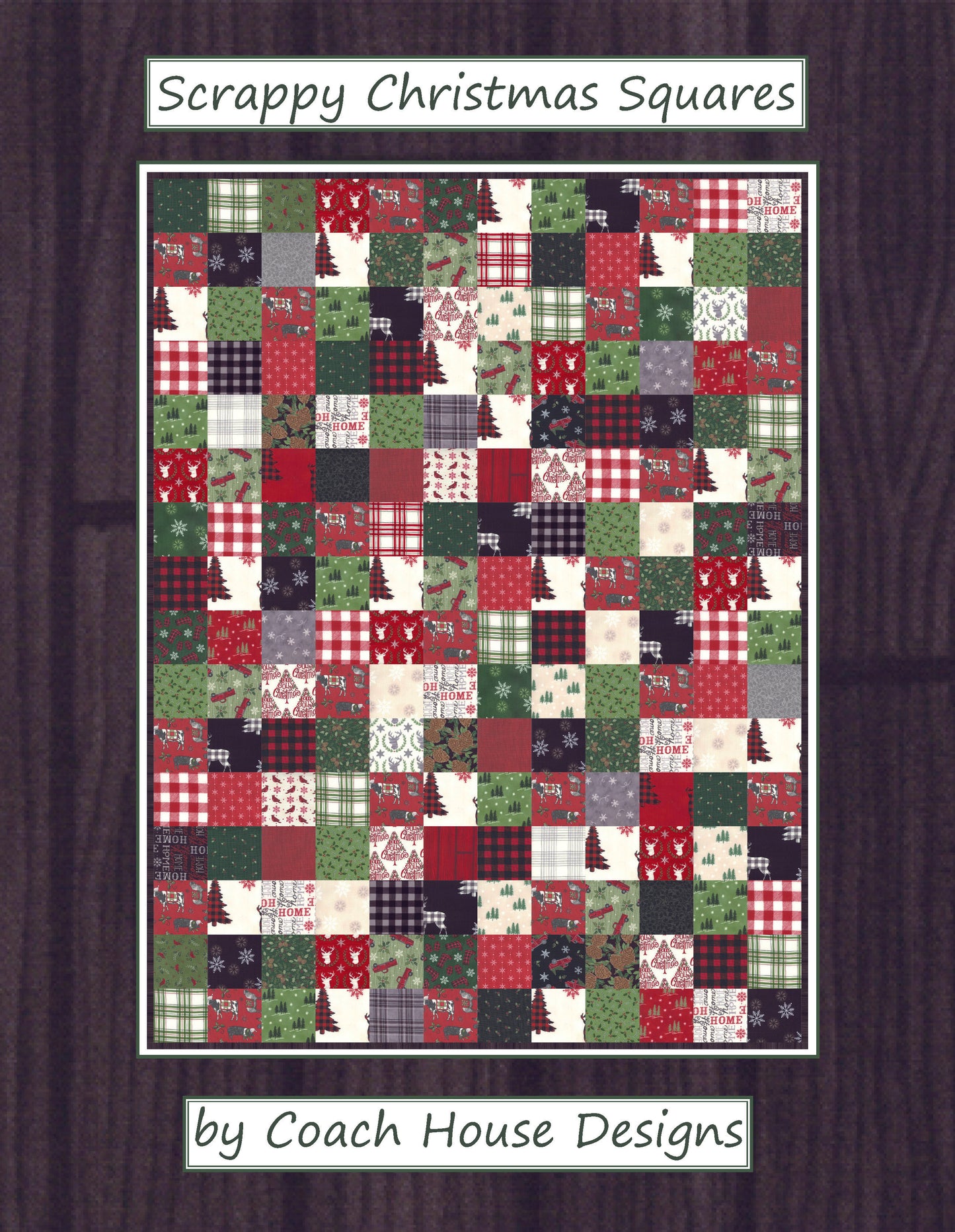 Scrappy Christmas Squares Kit A