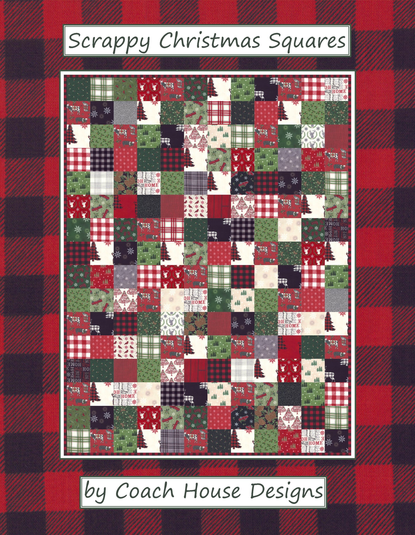 Scrappy Christmas Squares Kit B