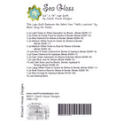 Sea Glass Downloadable PDF Quilt Pattern