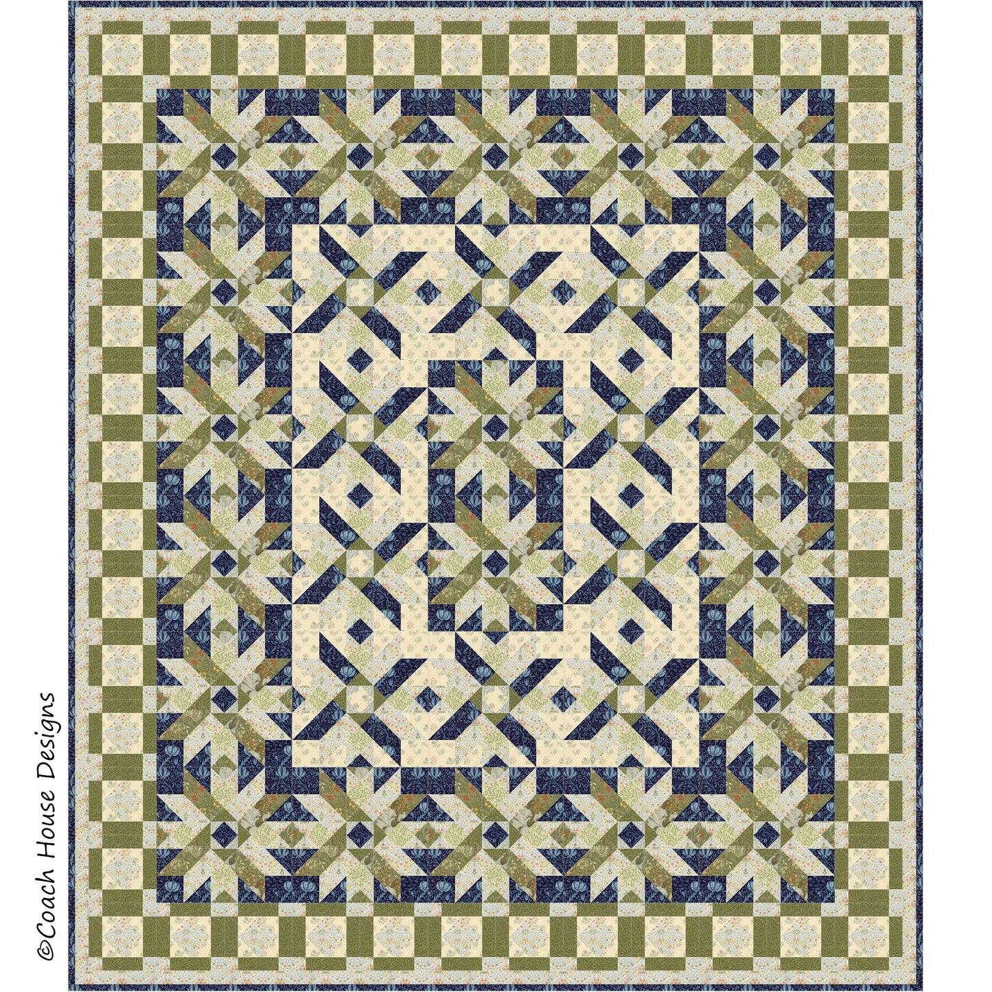 Secret Garden Downloadable PDF Quilt Pattern