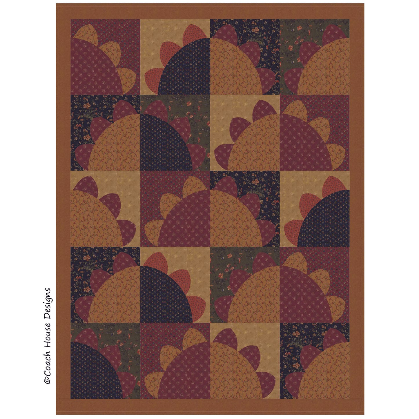 Setting Suns Quilt Pattern