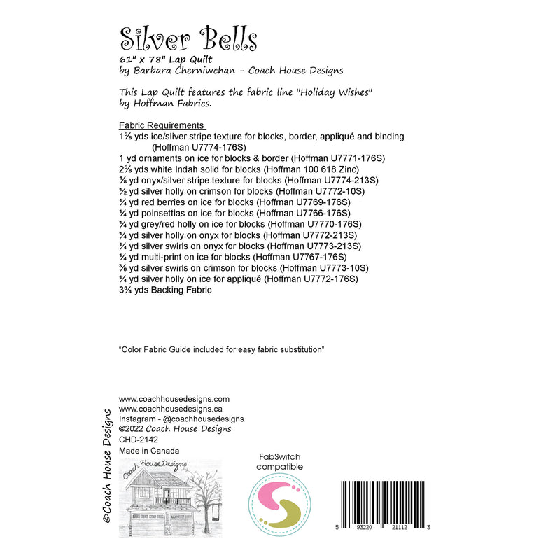 Silver Bells Quilt Pattern