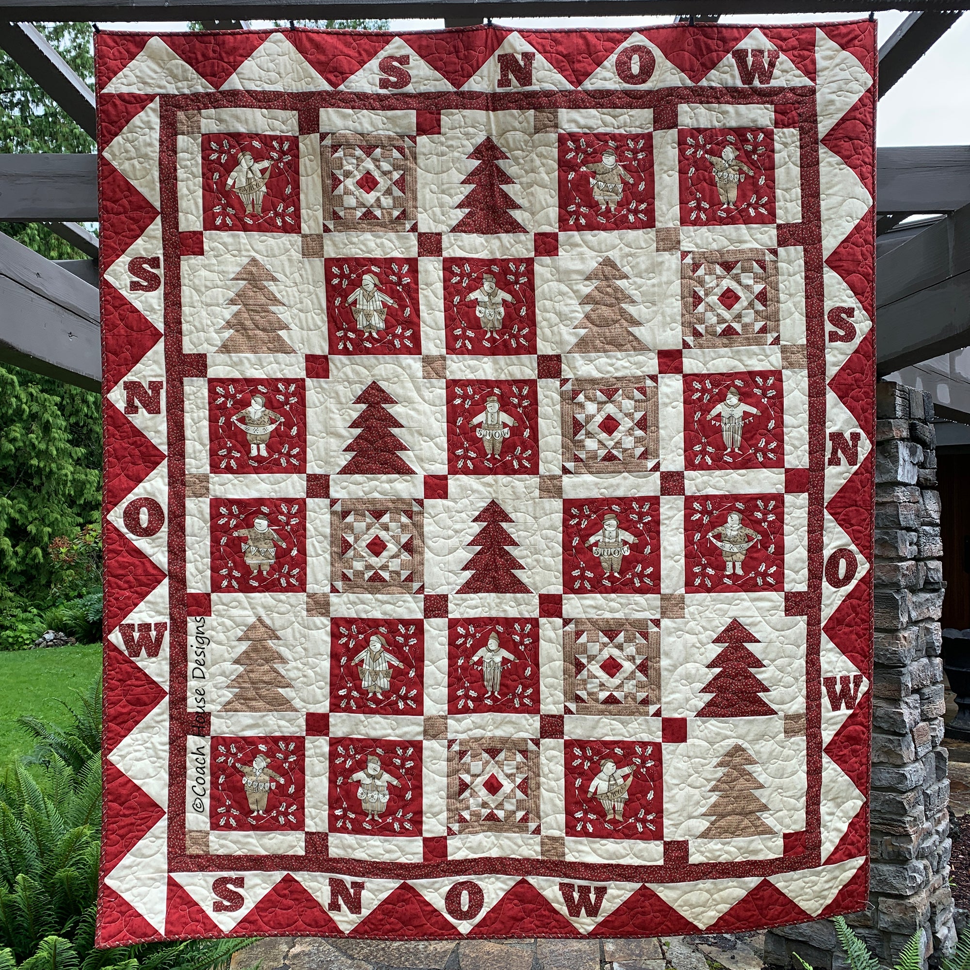 Snow! Quilt Pattern – Coach House Designs US