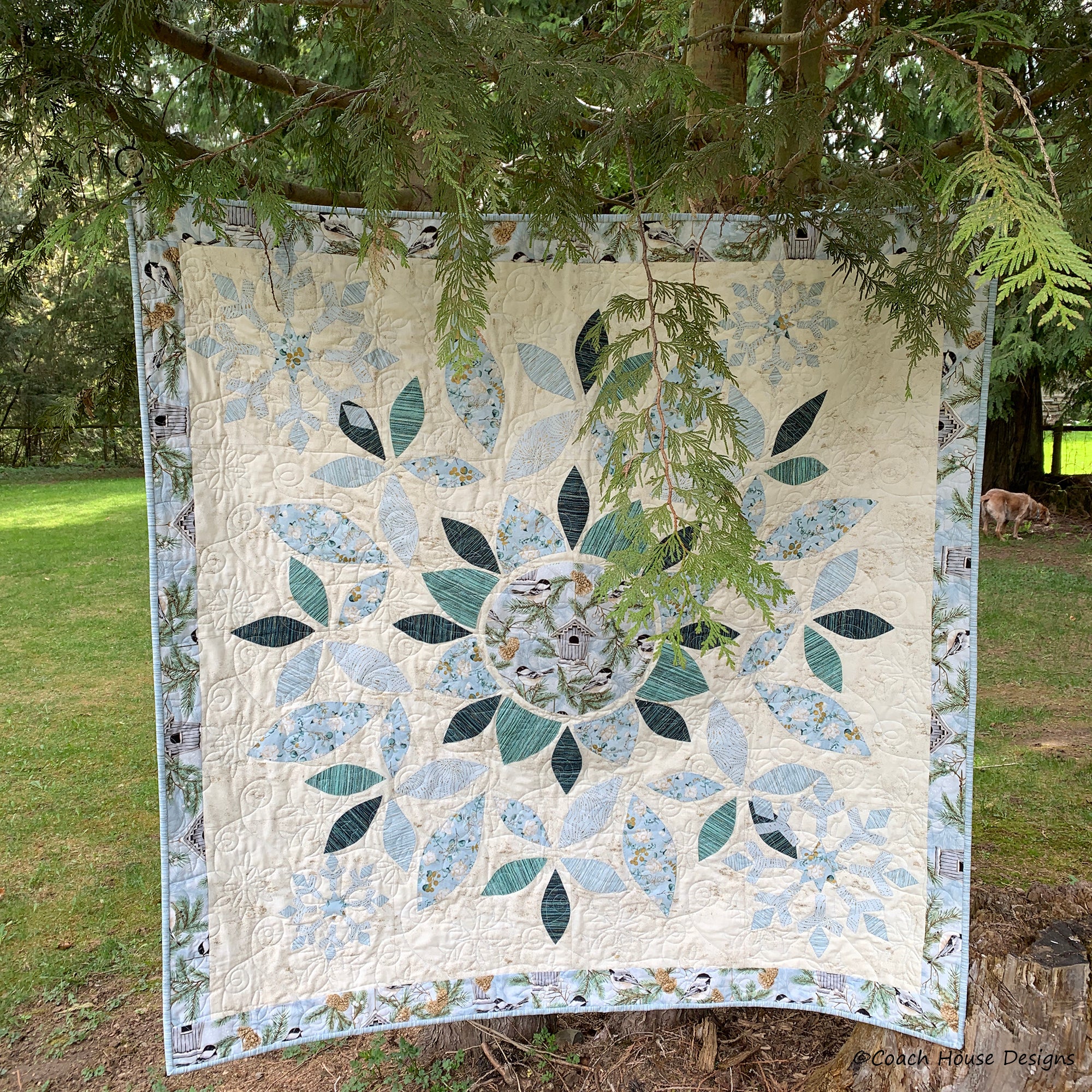 Snow is Falling Downloadable PDF Quilt Pattern – Coach House Designs US