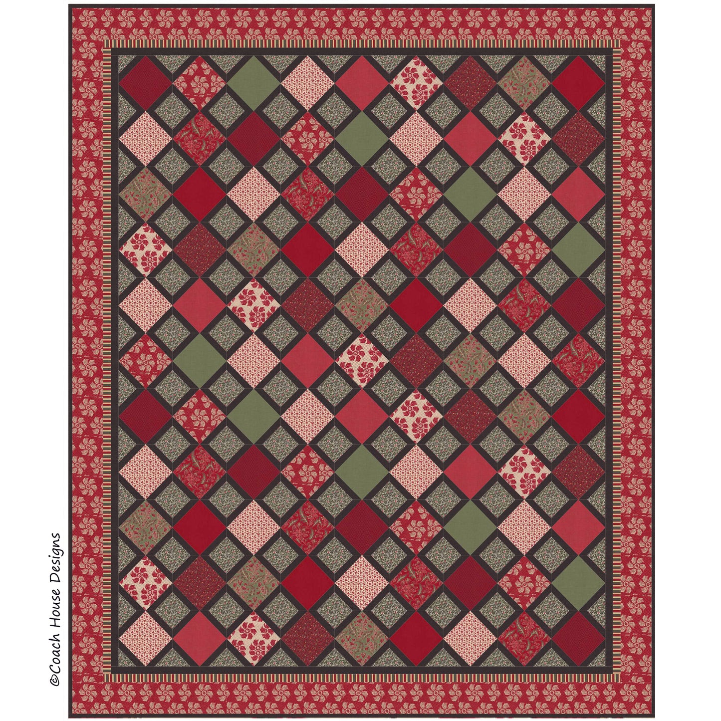 Stained Glass Quilt Pattern