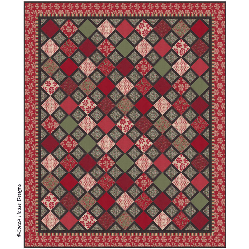 Stained Glass Downloadable PDF Quilt Pattern