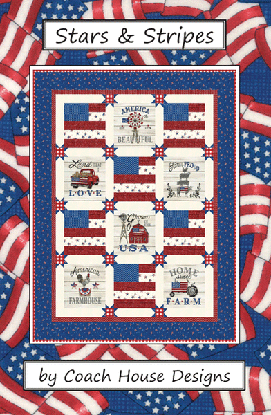 Stars & Stripes Digital Pattern – Coach House Designs US