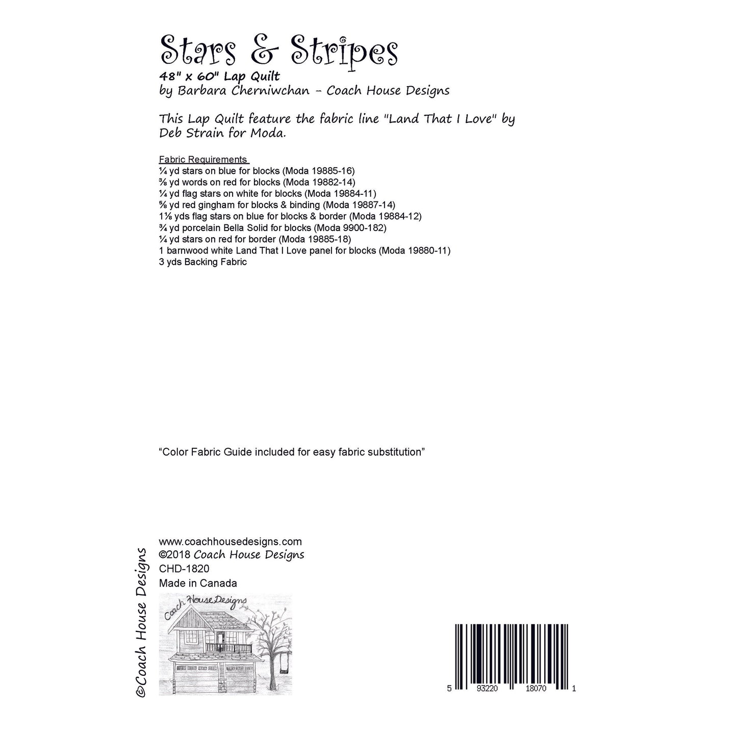 Stars & Stripes Downloadable PDF Quilt Pattern
