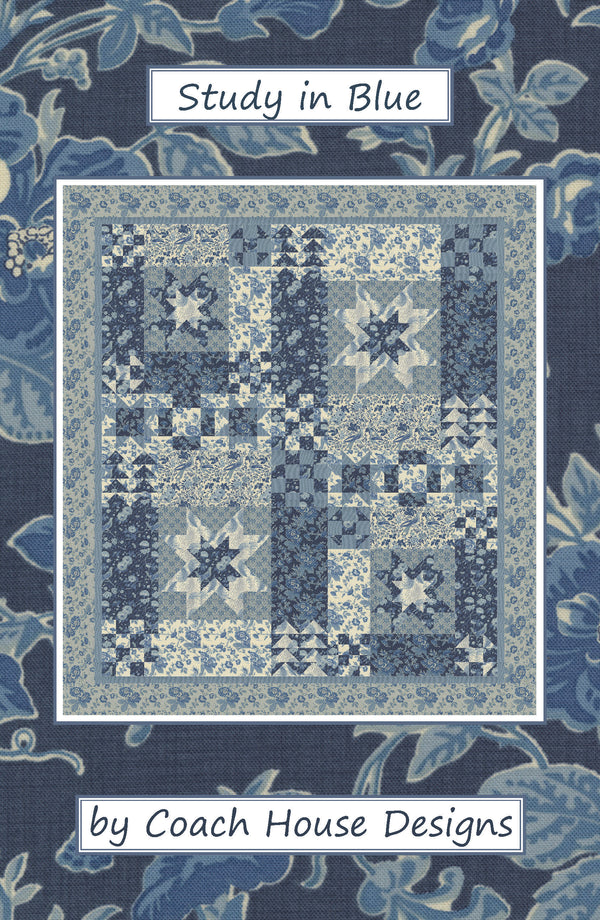 Study in Blue Quilt Pattern