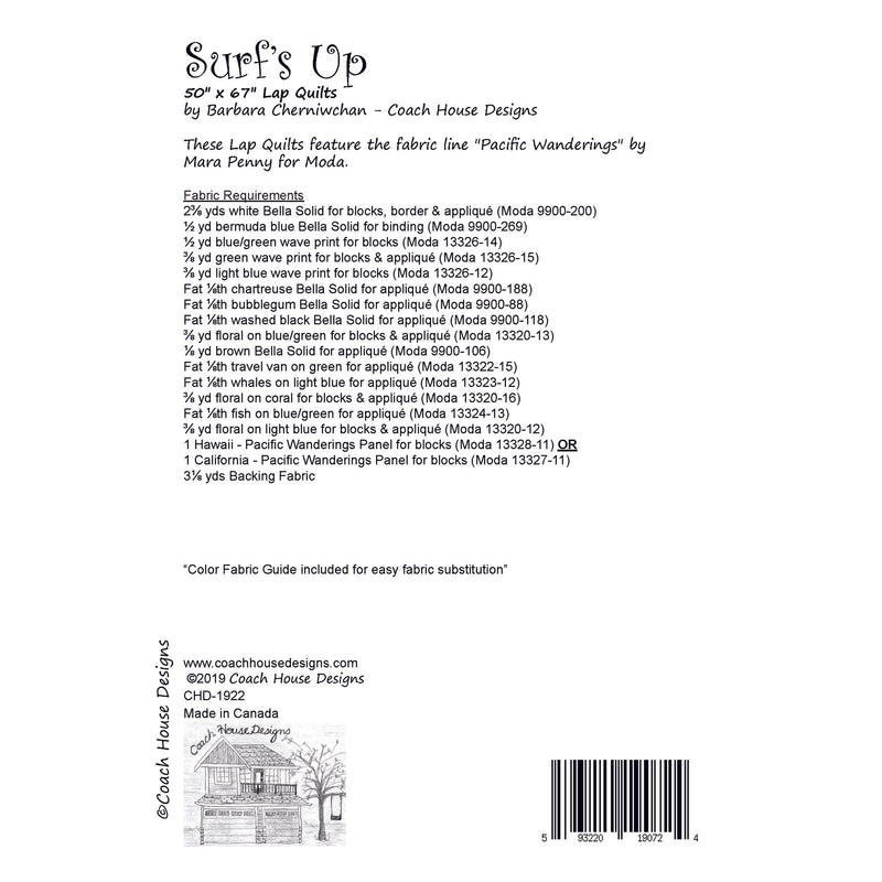 Surf’s Up Quilt Pattern