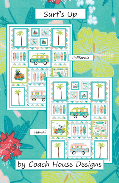 Surf’s Up Quilt Pattern – Coach House Designs US