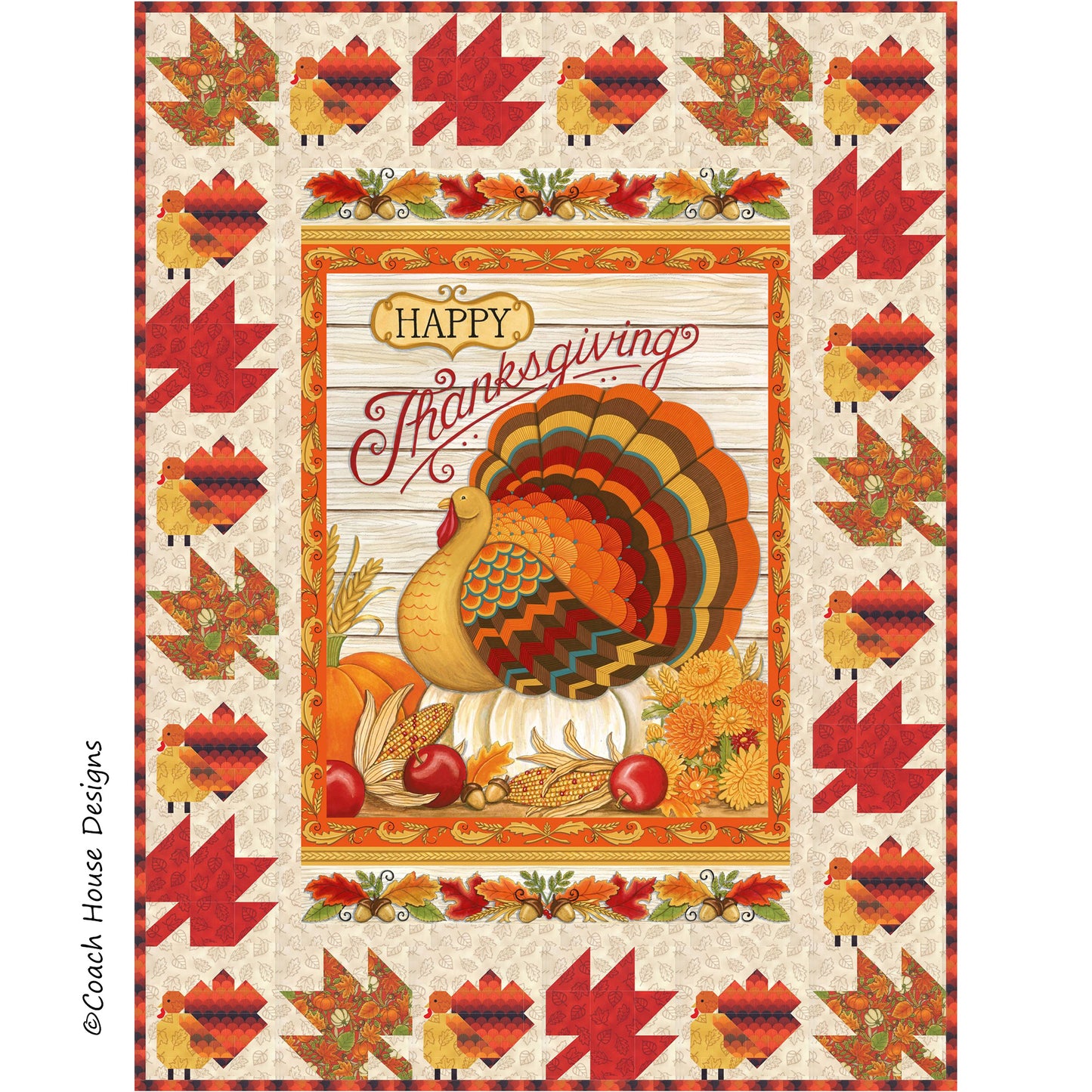 Thankful Banners Downloadable PDF Quilt Pattern