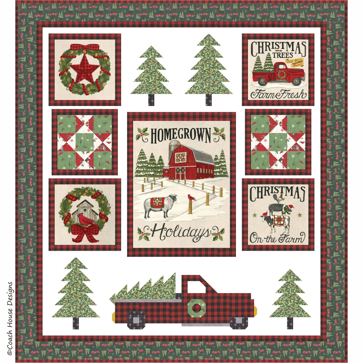 The Perfect Tree Quilt Pattern – Coach House Designs US
