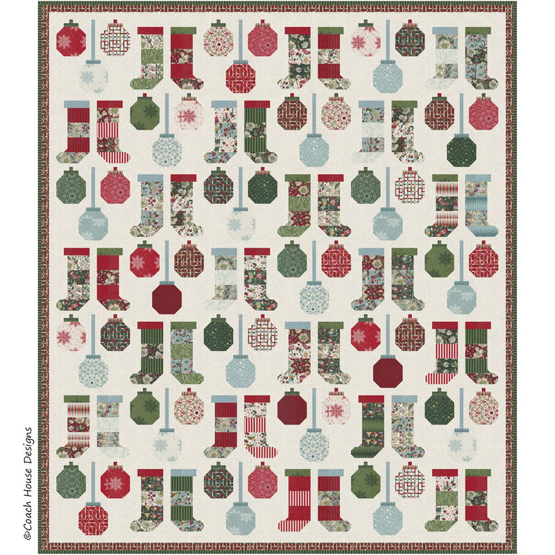 The Stockings Were Hung... Downloadable PDF Quilt Pattern