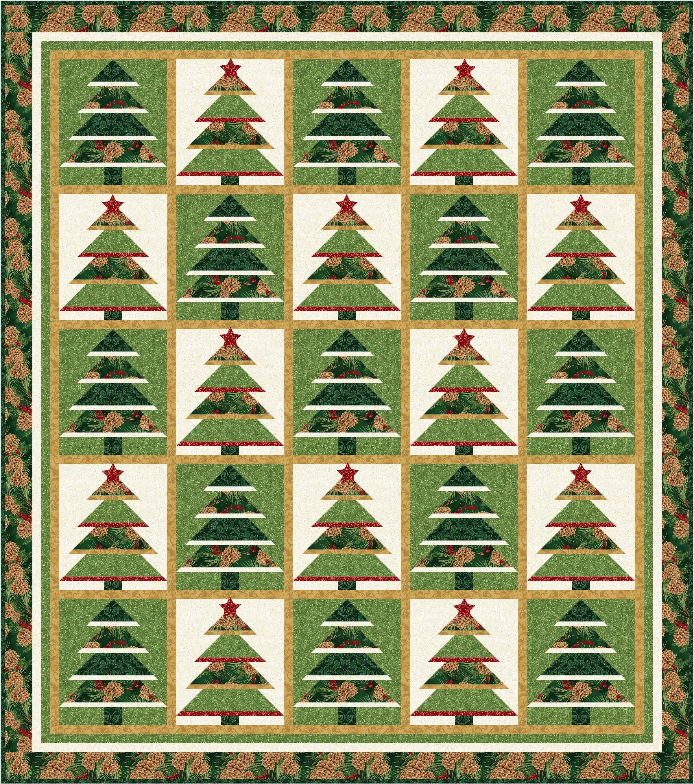 Tree Lot Quilt Pattern – Coach House Designs US