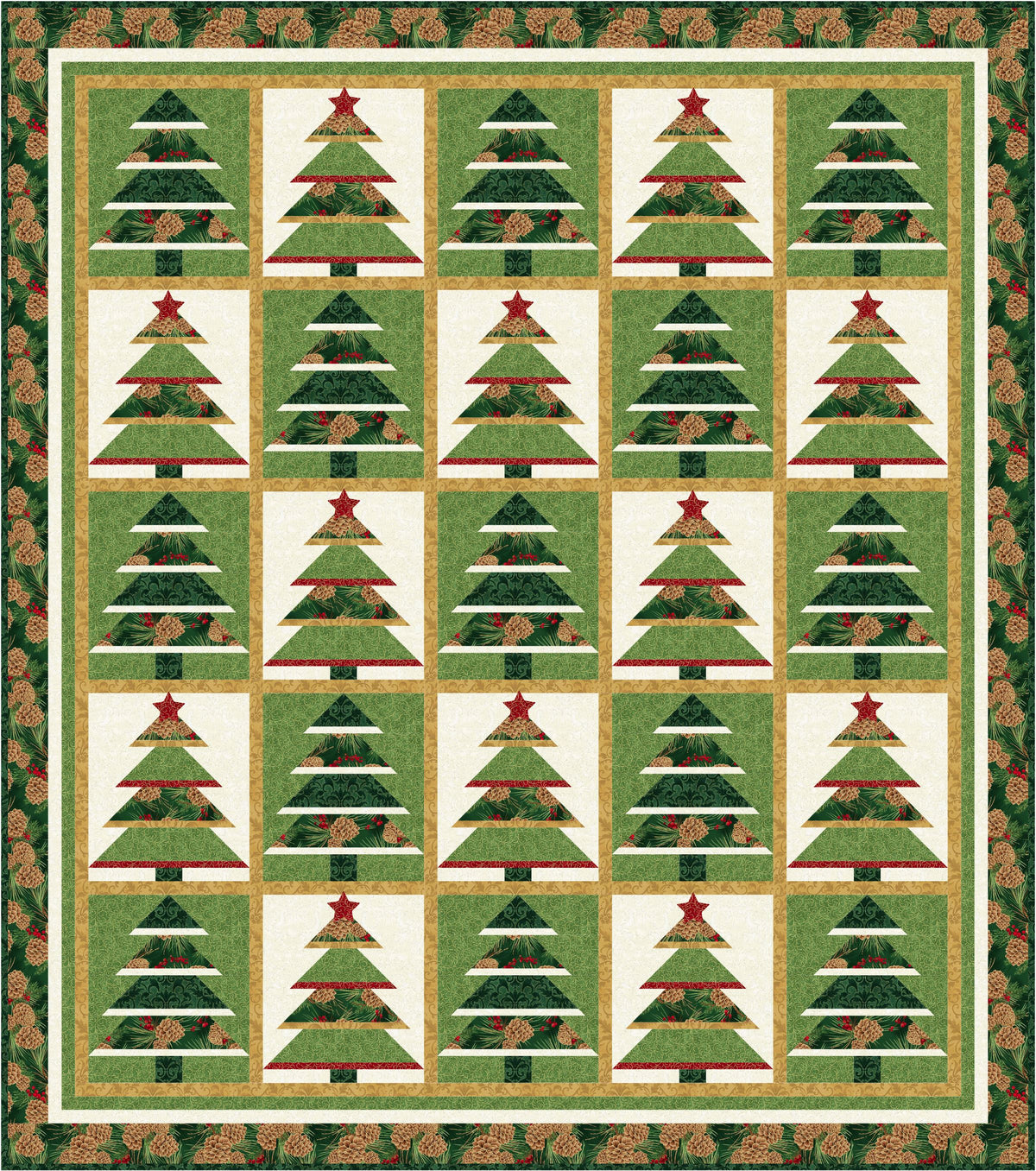 Tree Lot Quilt Pattern – Coach House Designs US