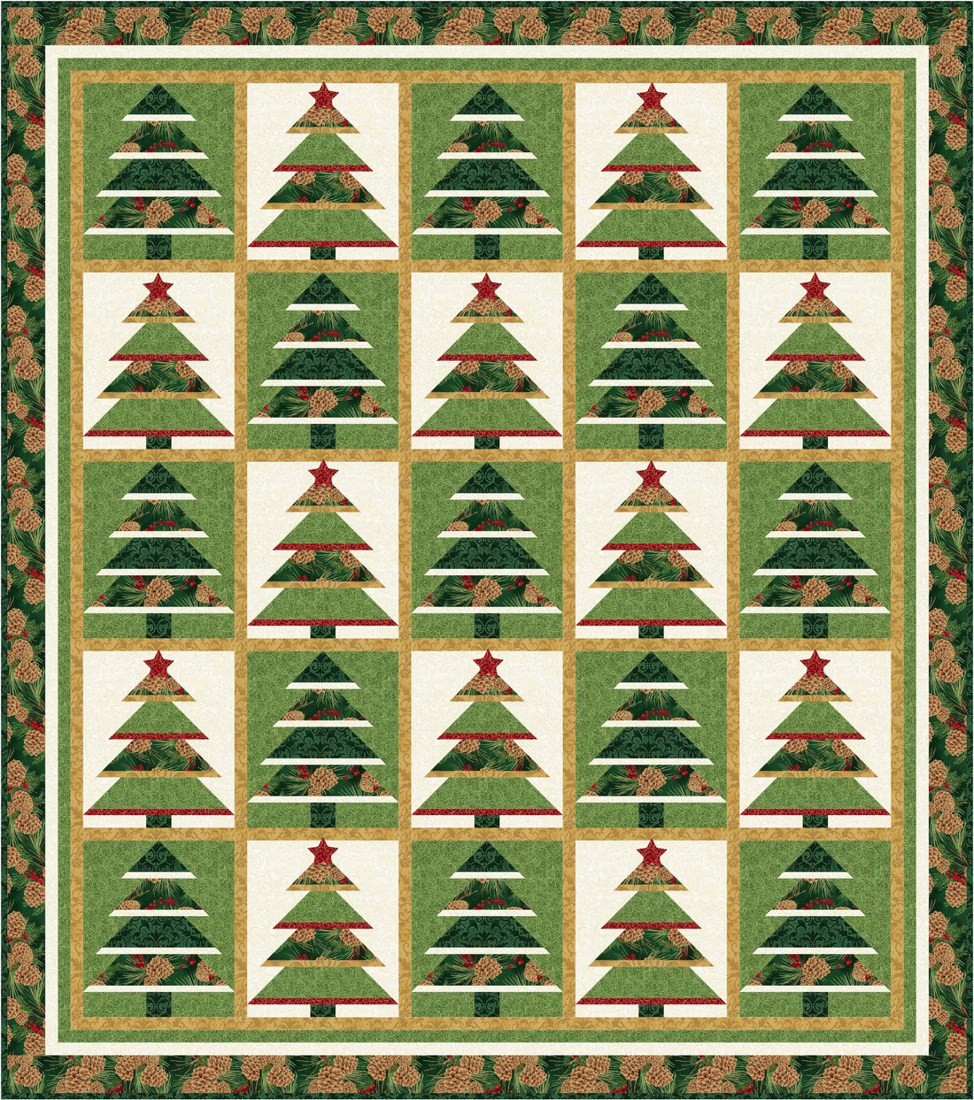 Tree Lot Downloadable PDF Quilt Pattern – Coach House Designs US