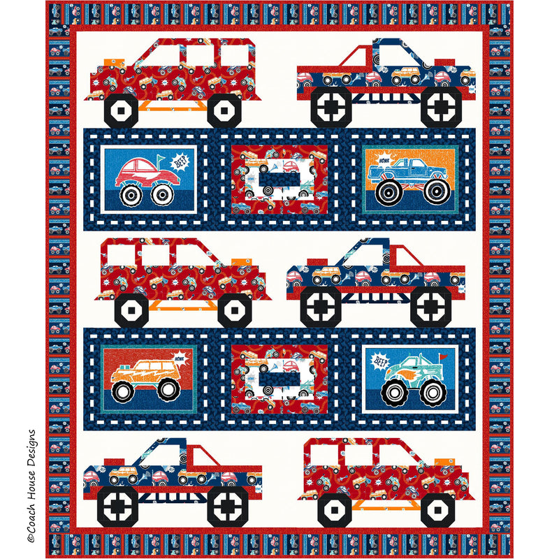 Truck Rally Quilt Pattern