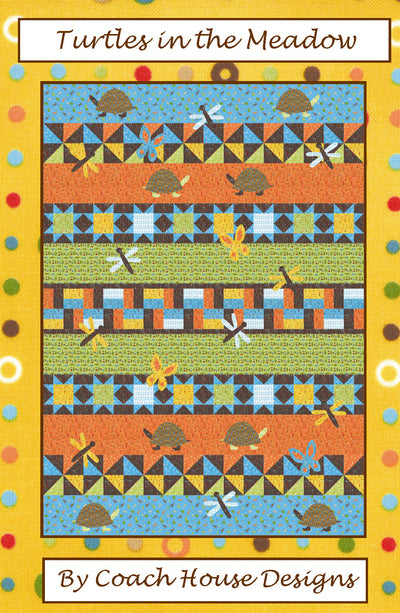 Turtles in the Meadow Downloadable PDF Quilt Pattern