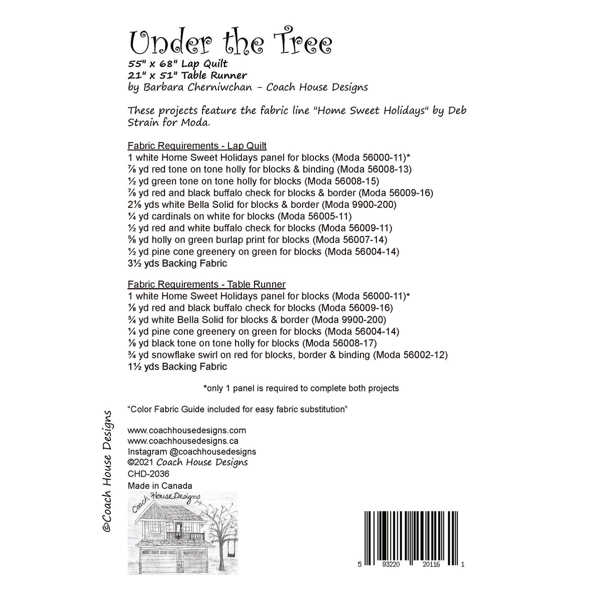 Under the Tree Quilt Pattern – Coach House Designs US