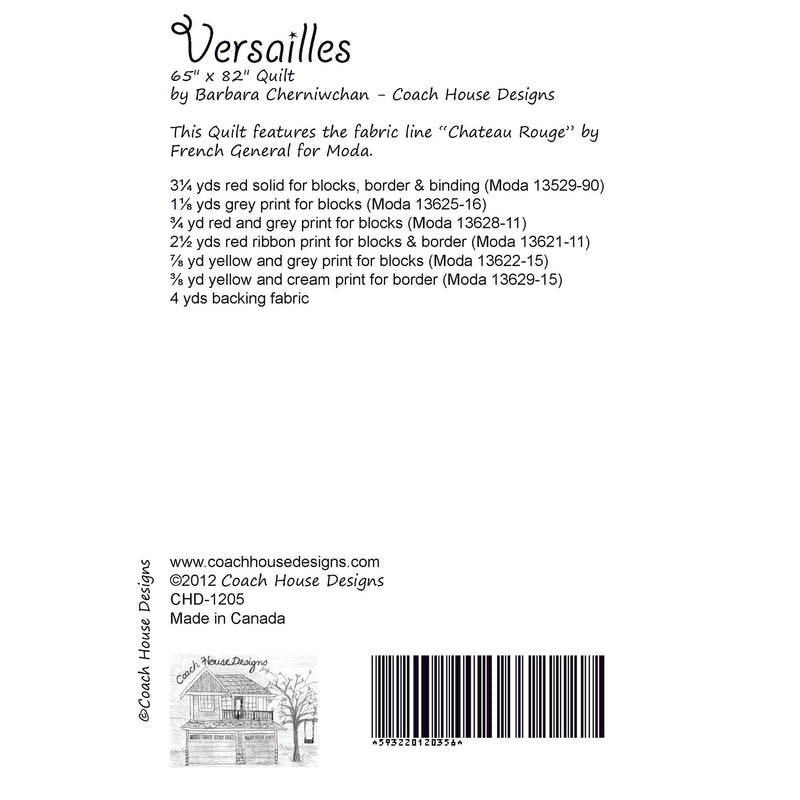 Versailles Downloadable PDF Quilt Pattern