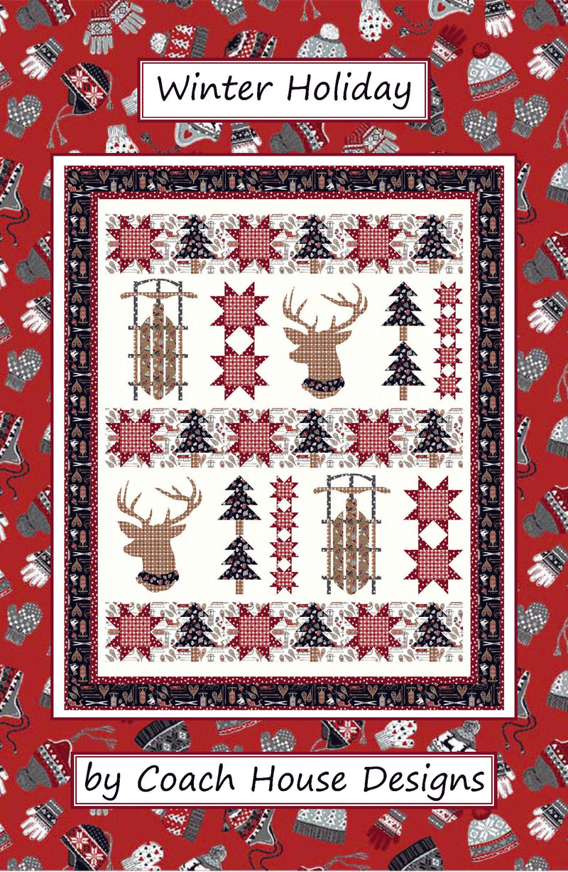 Winter Holiday Downloadable PDF Quilt Pattern
